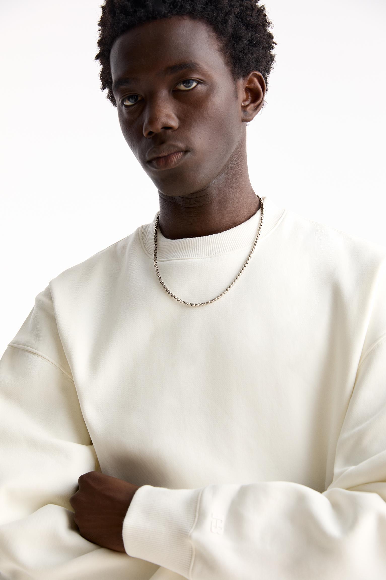 Basic crew neck sweatshirt Product Image