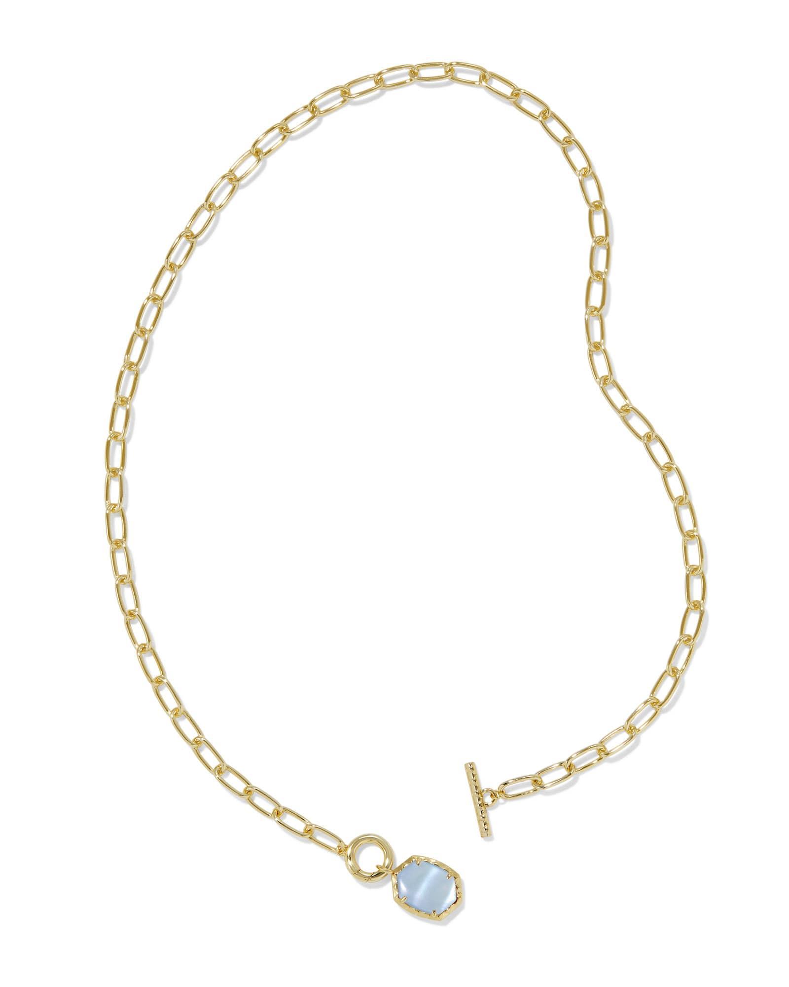 Daphne Convertible Gold Link and Chain Necklace Product Image