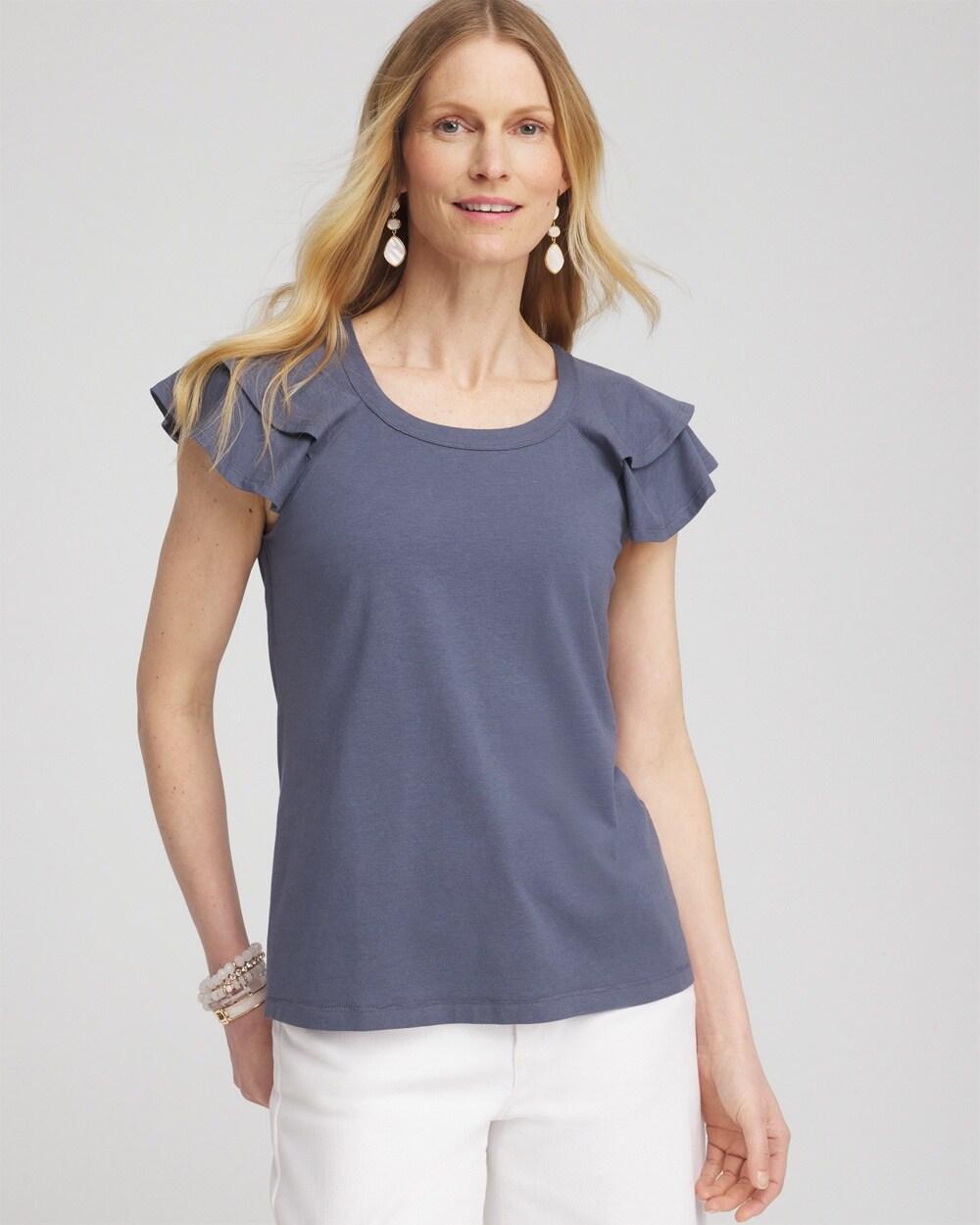 Layered Cap Sleeve Tee Product Image