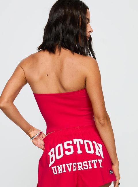 Boston University Tube Top Red Product Image