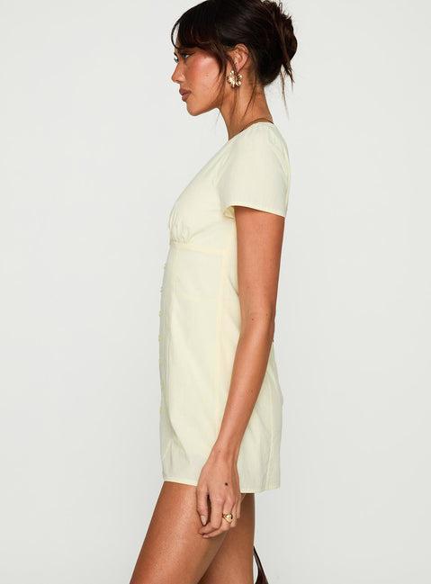 Loveliness Playsuit Lemon Product Image