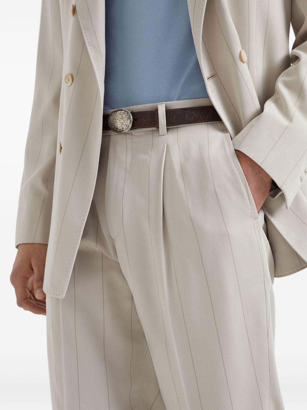 pinstripe tailored trousers Product Image