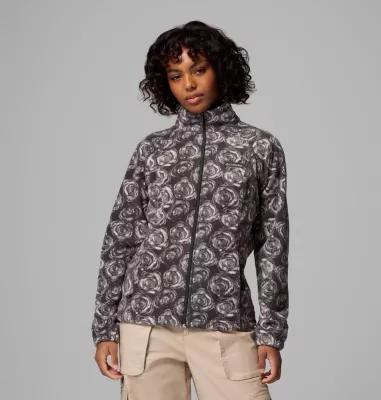 Columbia Womens Benton Springs Printed Full Zip Fleece Jacket- Product Image