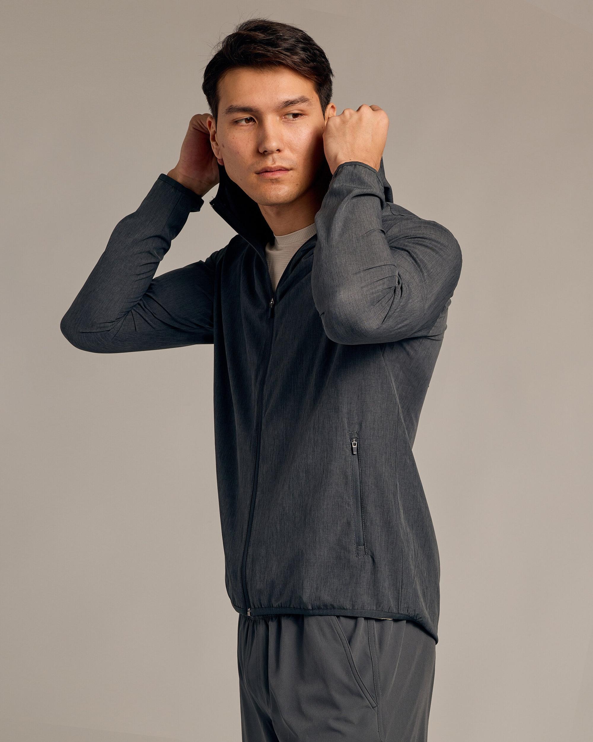 Charcoal Heather Gray Active Shell Jacket Product Image