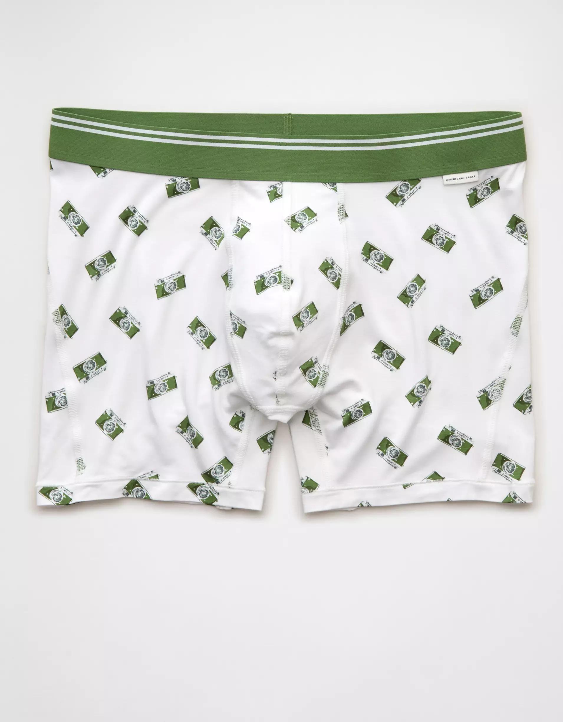 AEO Plaid Ultra Soft Pocket Boxer Short Product Image