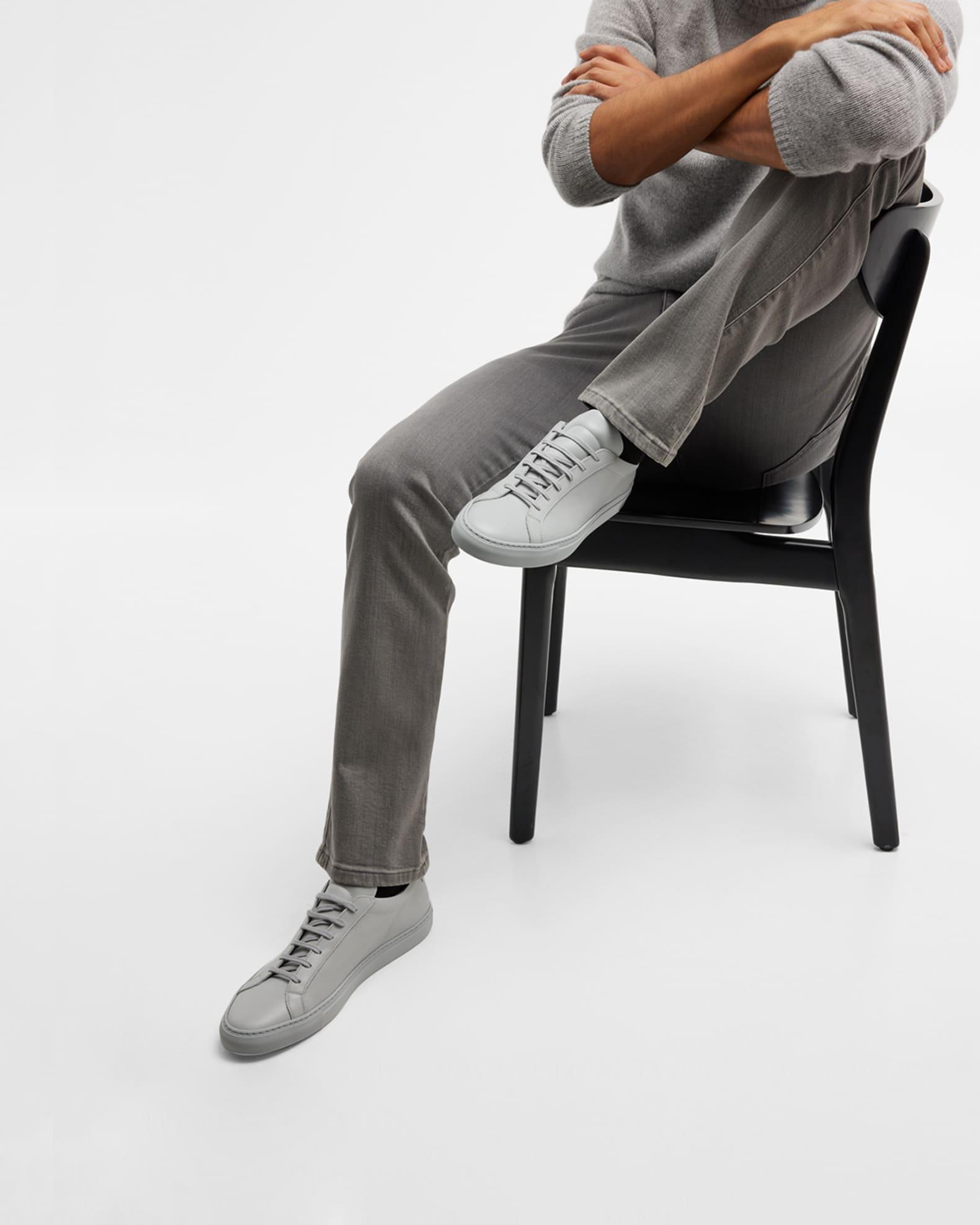 Men's Achilles Leather Low-Top Sneakers Product Image