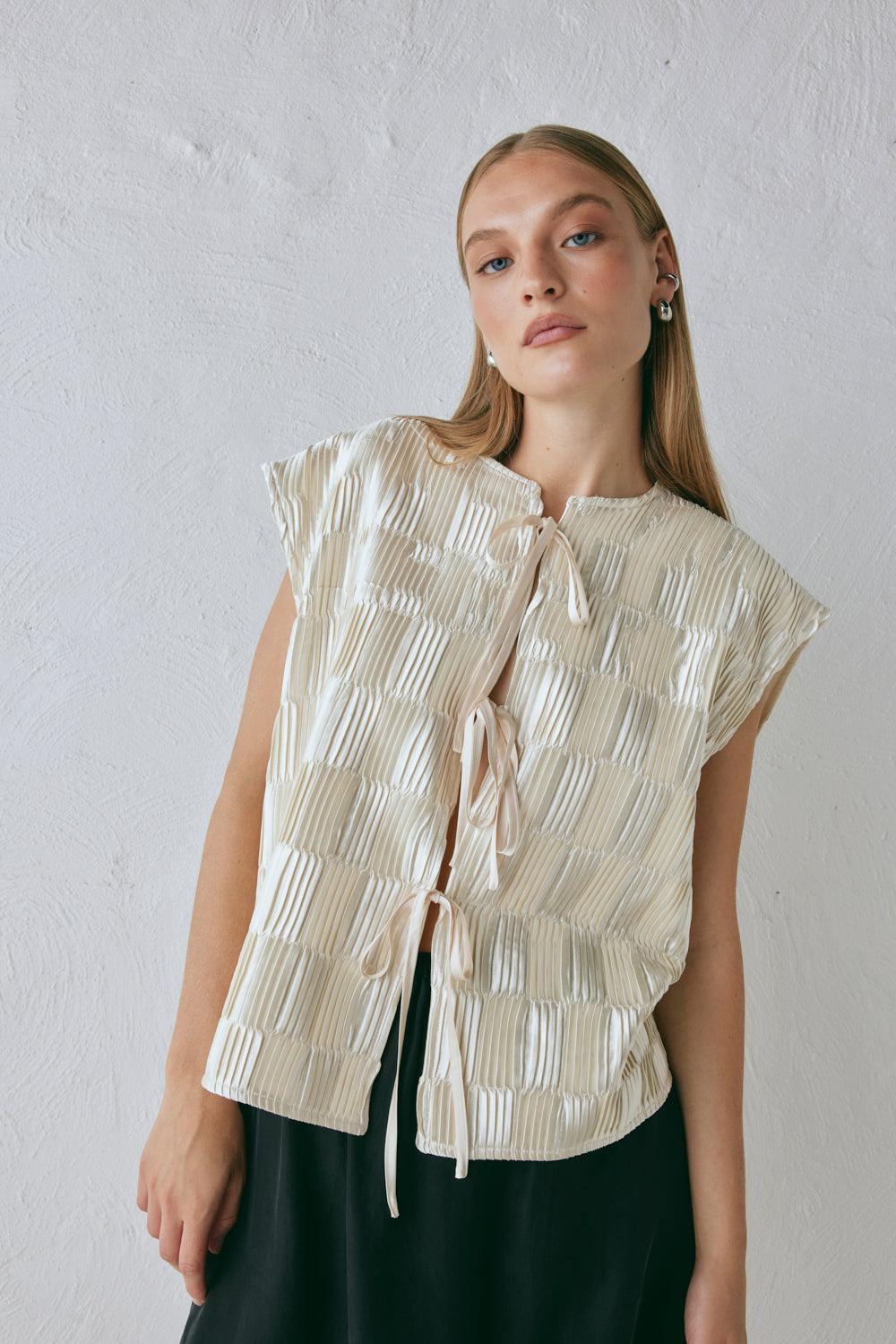 Enni Smock Top Cream Product Image