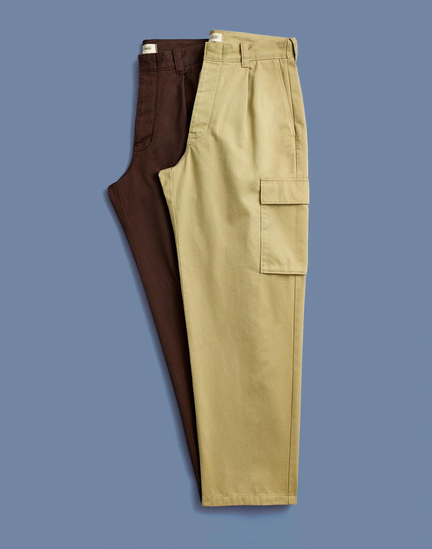 Pleated Cargo Pants Product Image