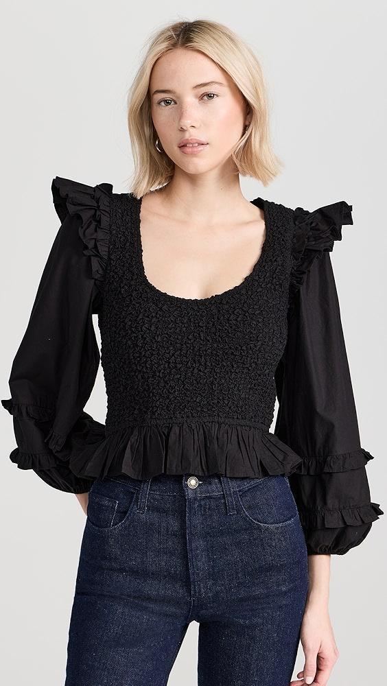 Cleobella Veronika Solid Blouse | Shopbop Product Image