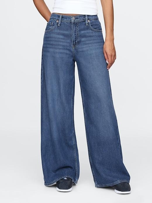 Mid Rise UltraSoft Baggy Jeans Product Image