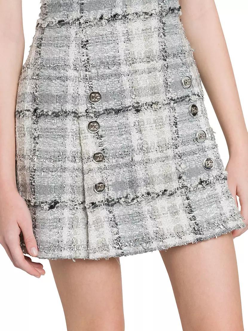 Rachel Check Tweed Minidress Product Image