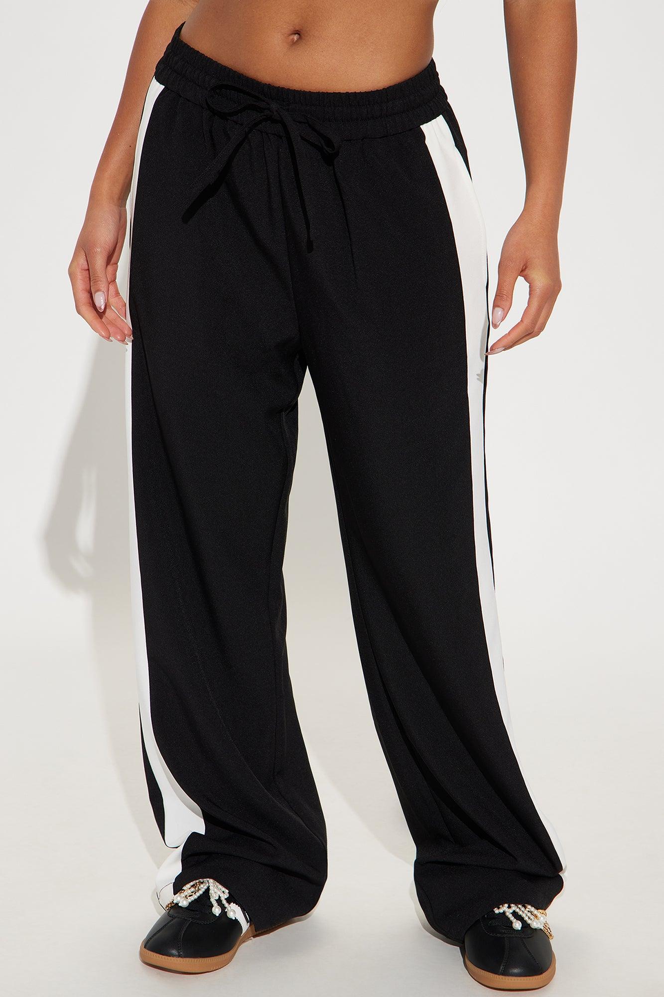 Never Too Late Track Pant - Black/combo Product Image