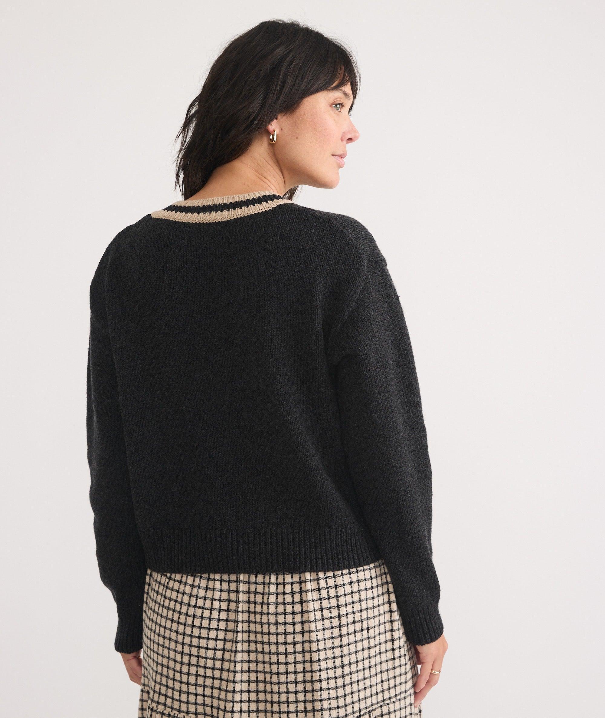Bella Cropped Sweater Product Image