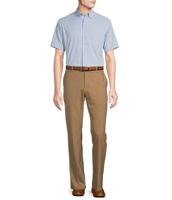 Daniel Cremieux Signature Label Performance Stretch Small Plaid Short Sleeve Woven Shirt Product Image