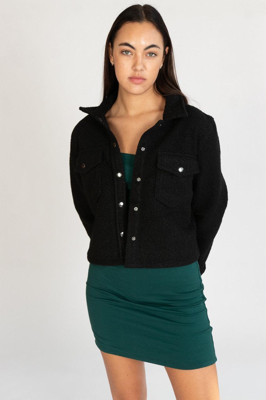 Snap Front Shacket Product Image