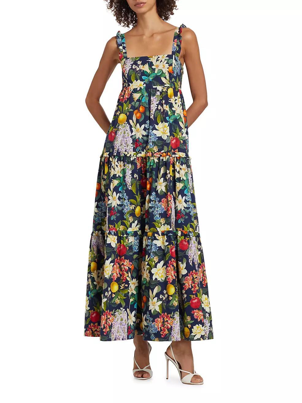 Giorno Tiered Floral Maxi Dress Product Image