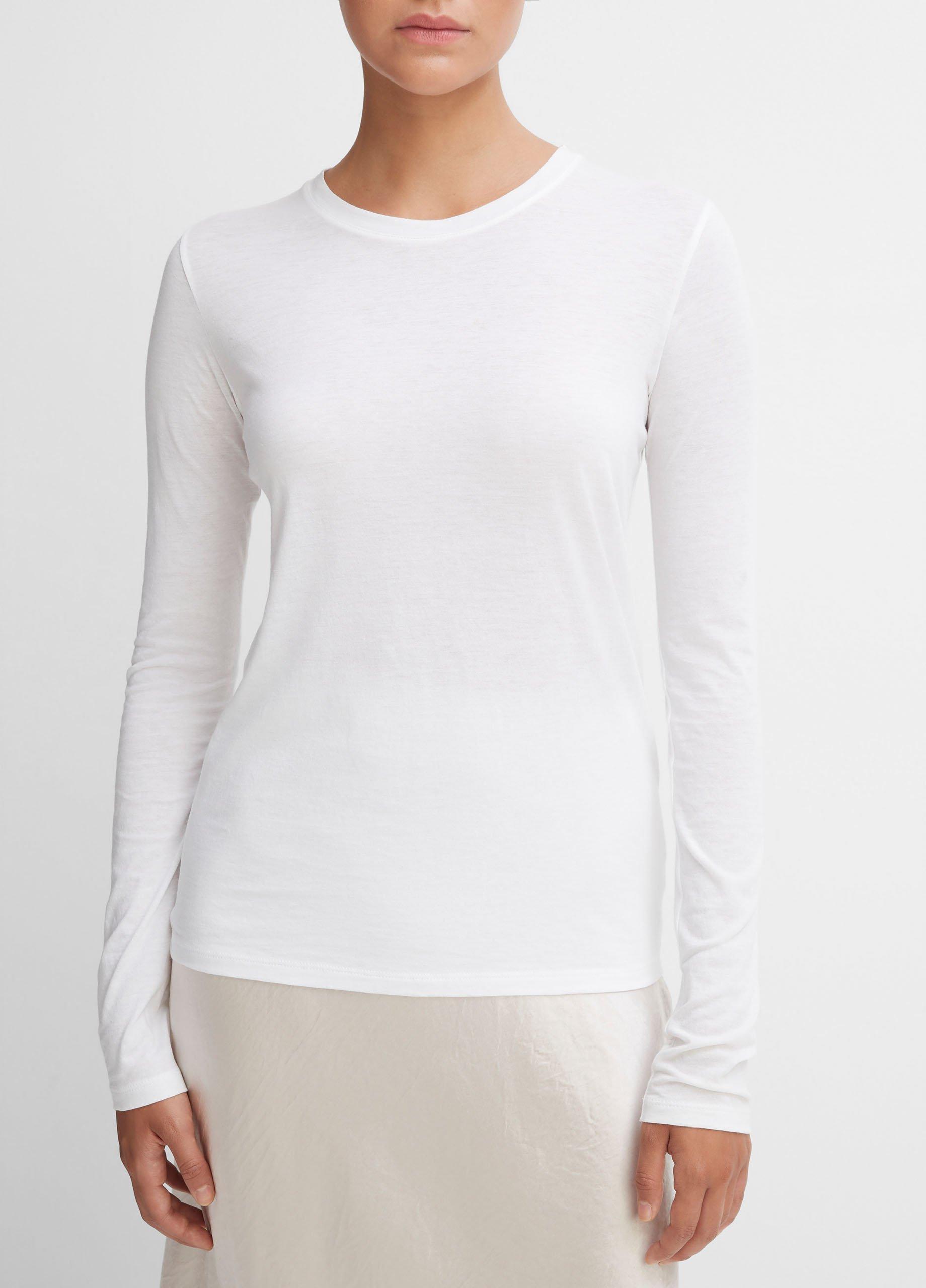 Essential Long Sleeve Crew Neck T-Shirt Product Image