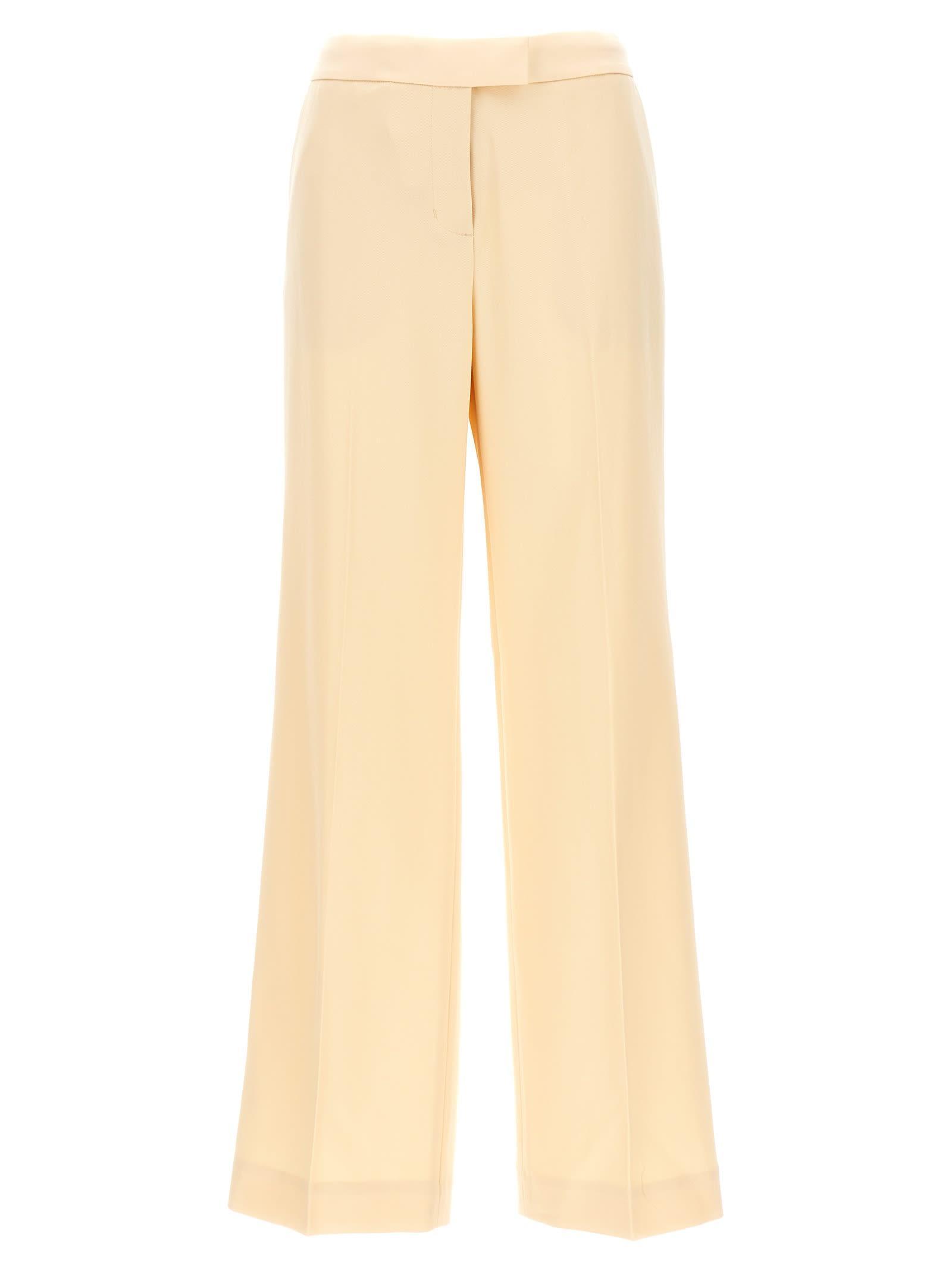 ZIMMERMANN Illustration Straight Tux Pants In Beige Product Image