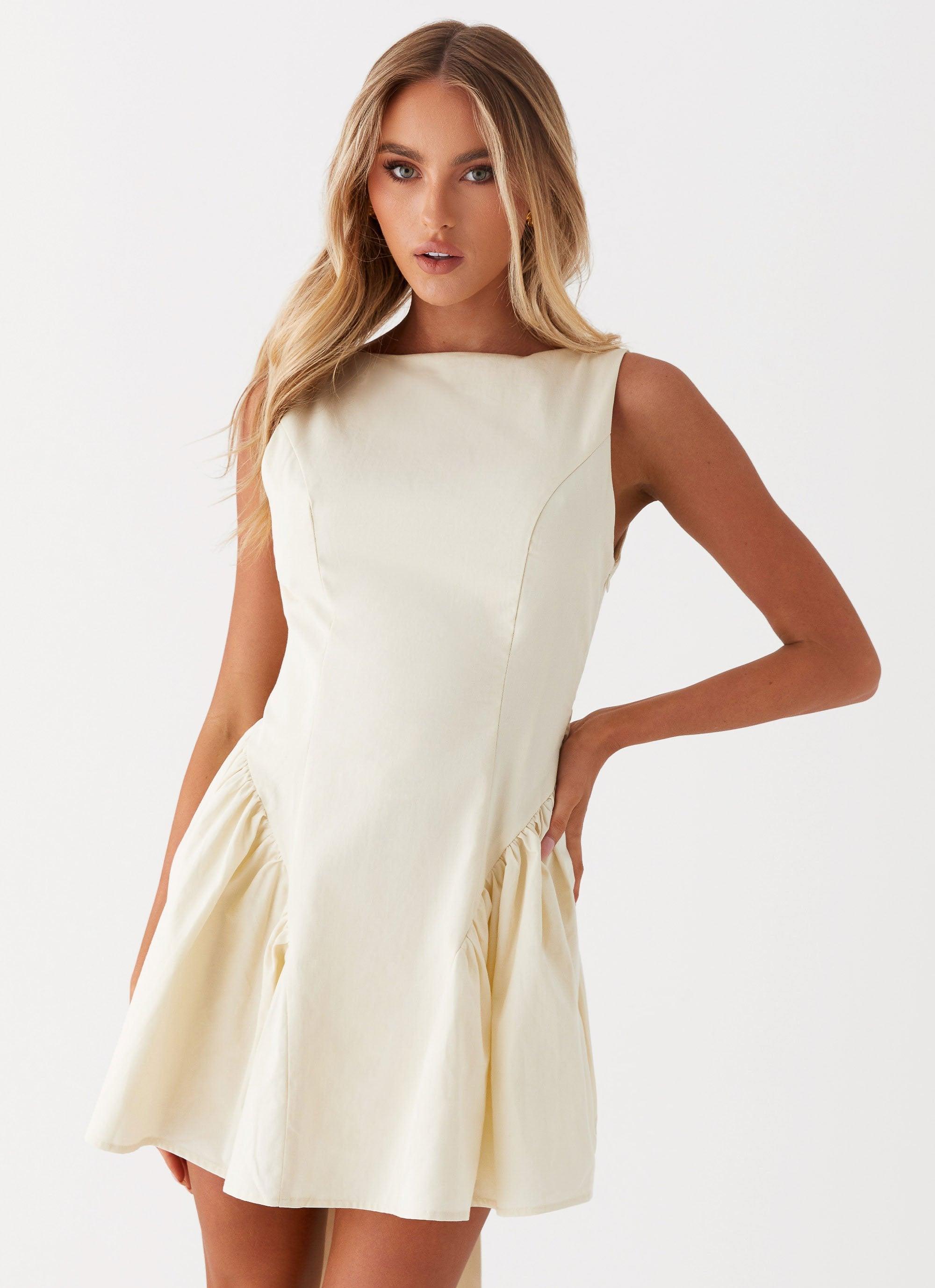 Invited Mini Dress - Ivory Product Image