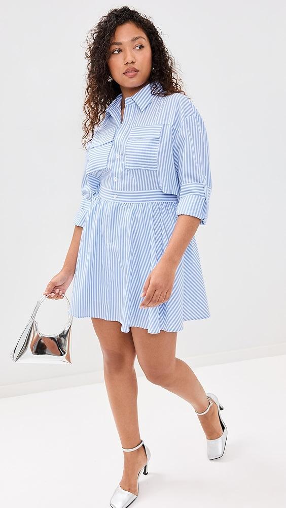 o.p.t Stripe Long Sleeve Dress | Shopbop Product Image