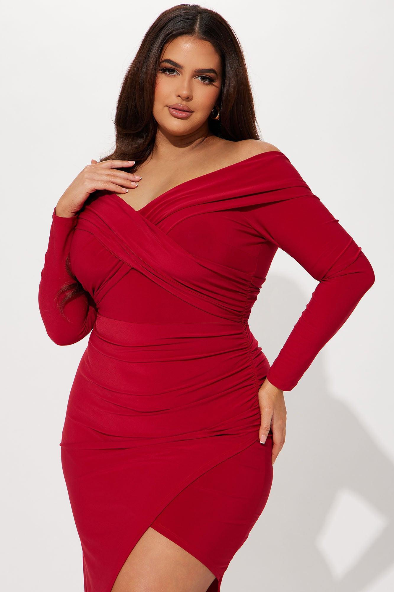 Yazmine Maxi Dress - Red Product Image