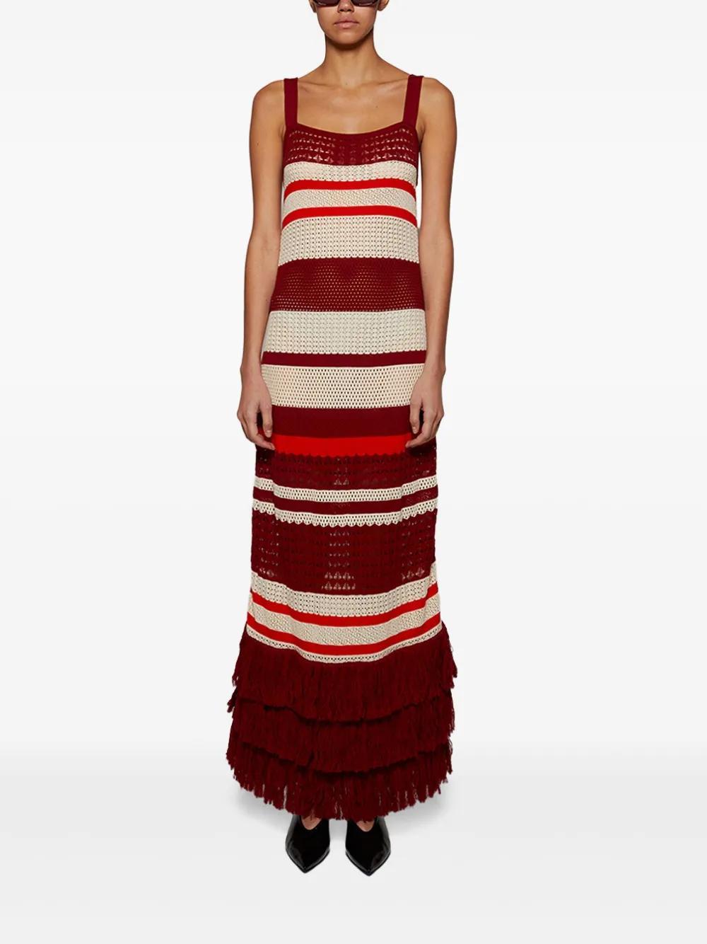 striped midi dress Product Image