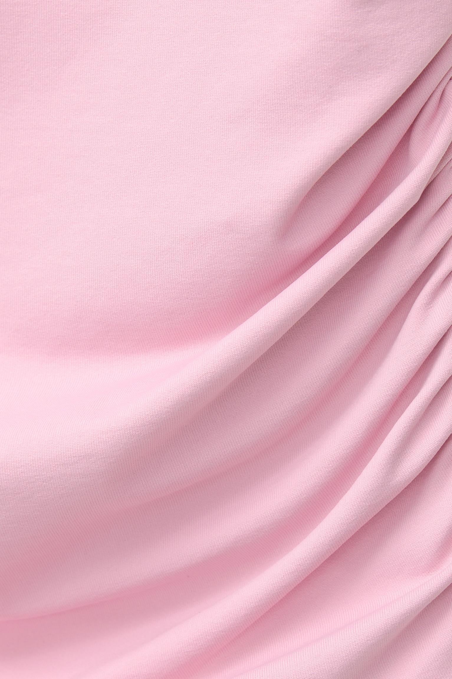 Gathered polyamide cut-out top Product Image