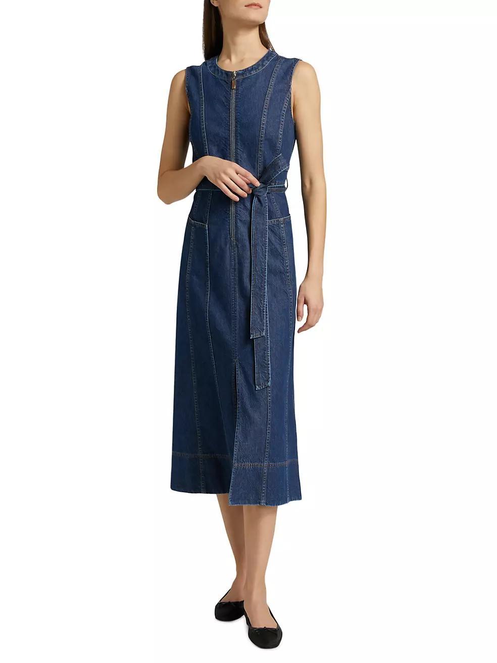 Marci Denim Midi-Dress Product Image