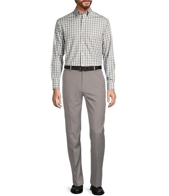 Gold Label Roundtree & Yorke Non-Iron Long Sleeve Medium Check Sport Shirt Product Image