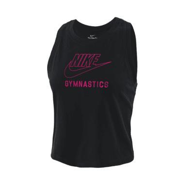 Nike Swoosh Women's Gymnastics Cropped Tank Top Product Image