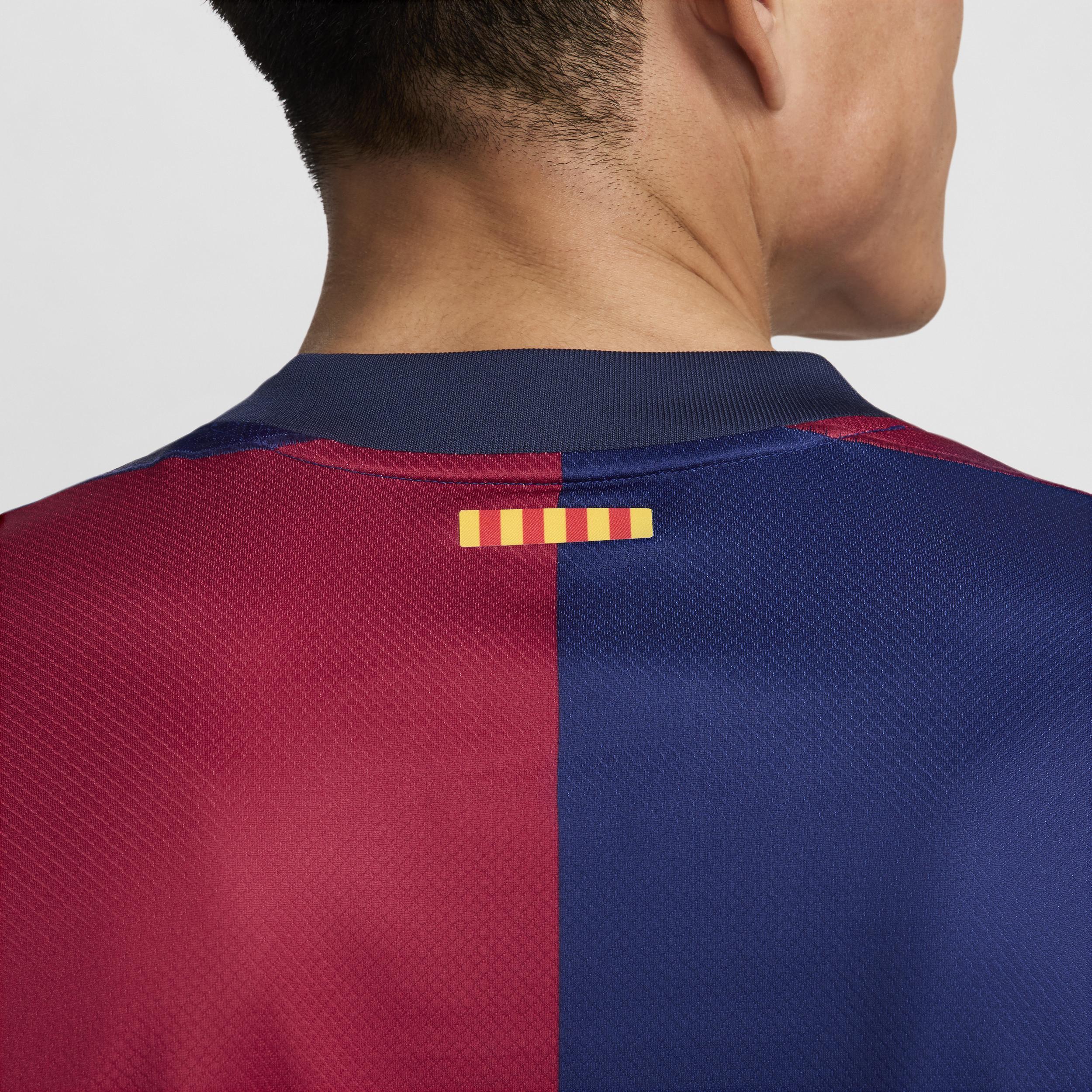 FC Barcelona 2024/25 Stadium Home Nike Men's Dri-FIT Soccer Replica Long-Sleeve Jersey Product Image