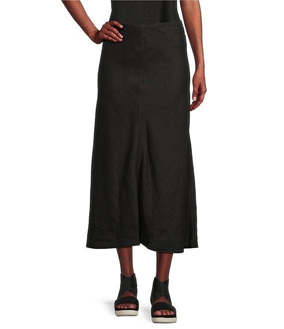Eileen Fisher Organic Linen A-Line Bias Skirt Product Image