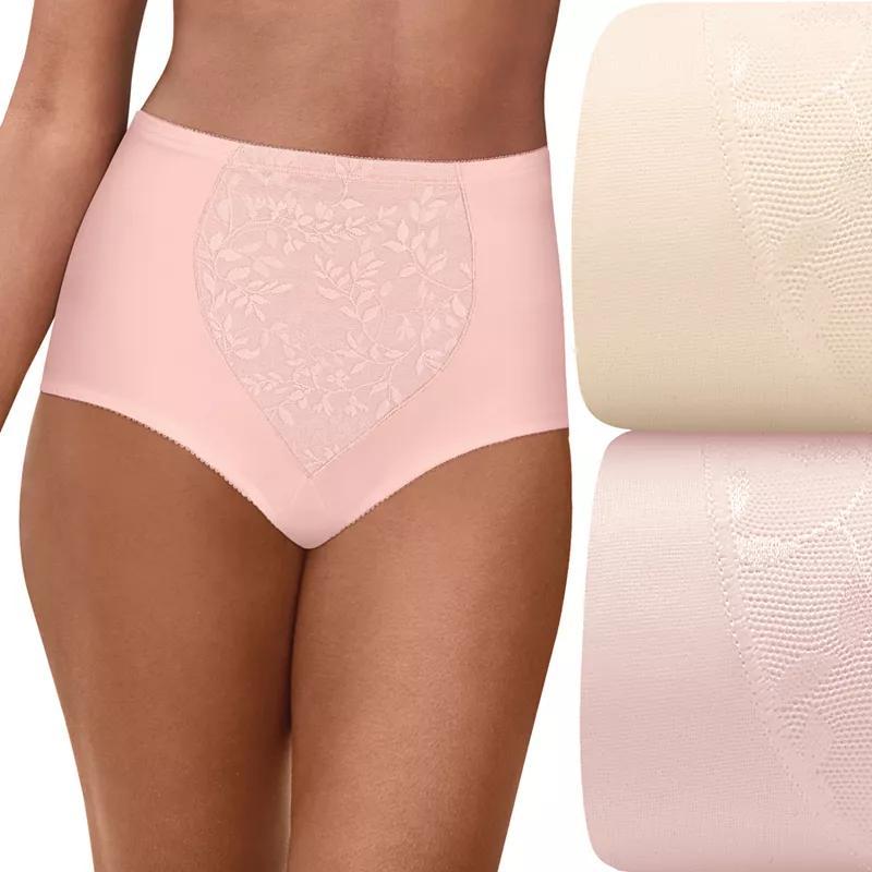 Bali 2-Pack Firm Control Tummy Panel Shaping Brief Panty X710, Womens Product Image