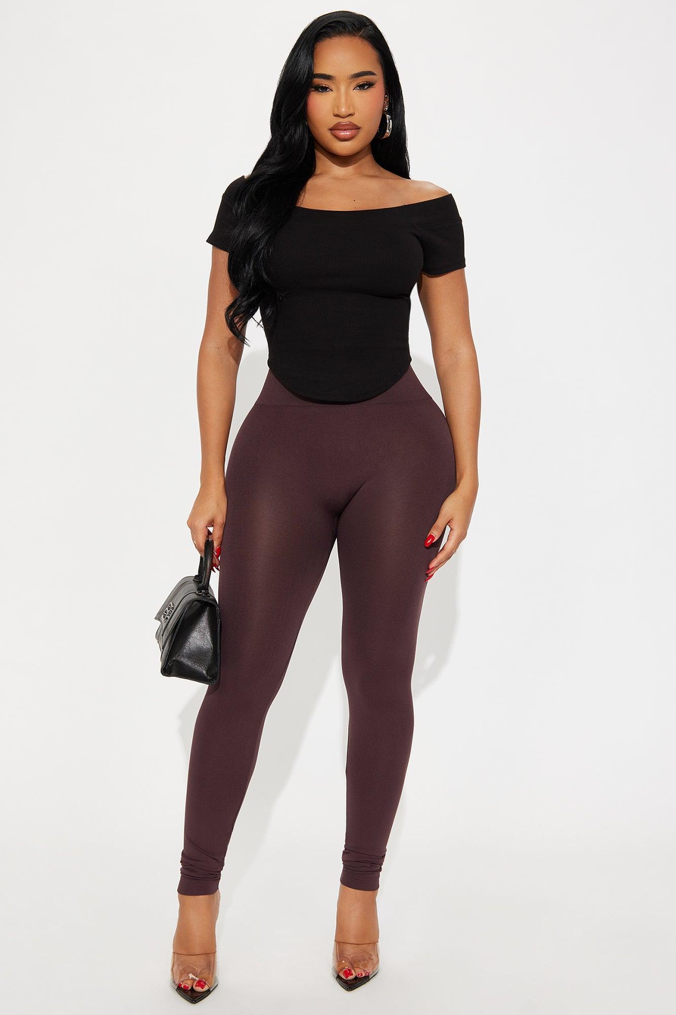 Smooth Operator High Rise Legging - Chocolate Female Product Image