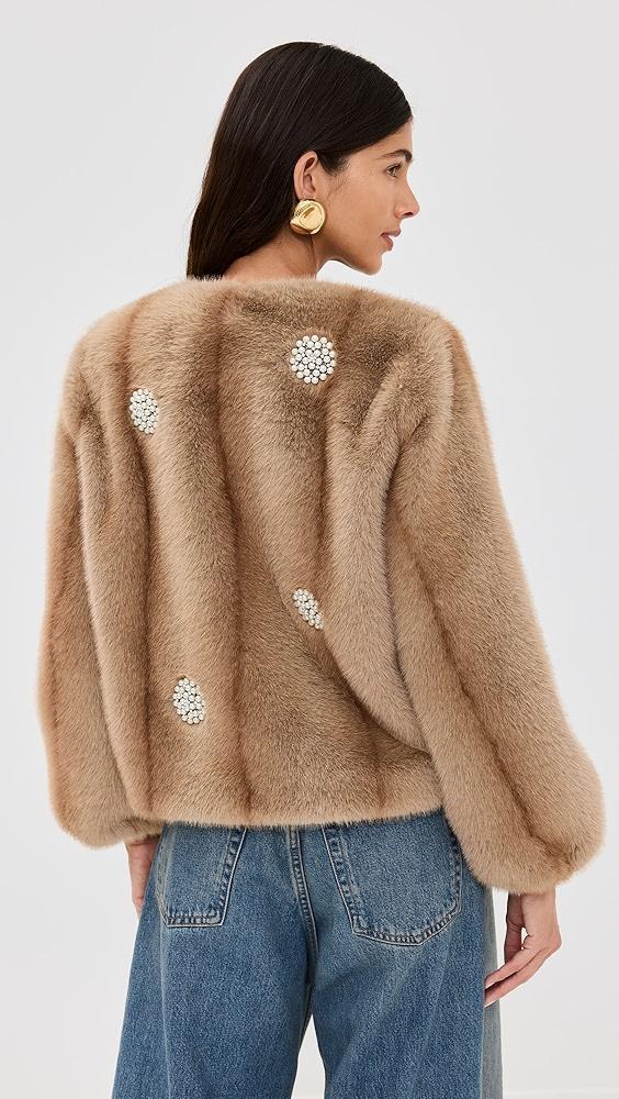 Cinq à Sept Faux Fur Benson Coat | Shopbop Product Image