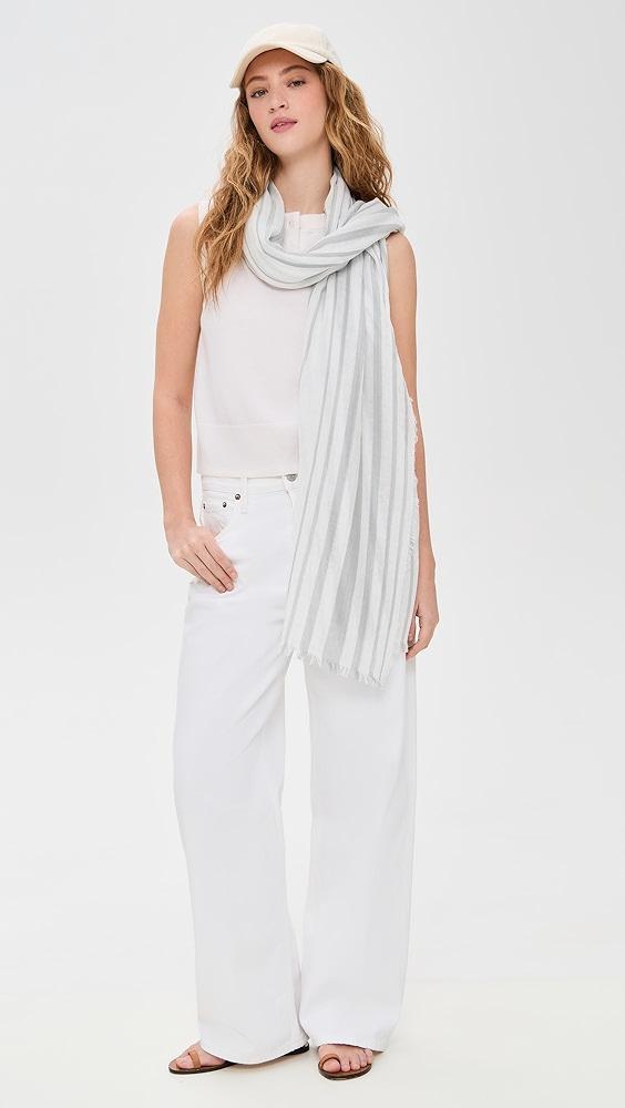 Vince Vince Cotton Variegated Stripe Scarf | Shopbop Product Image