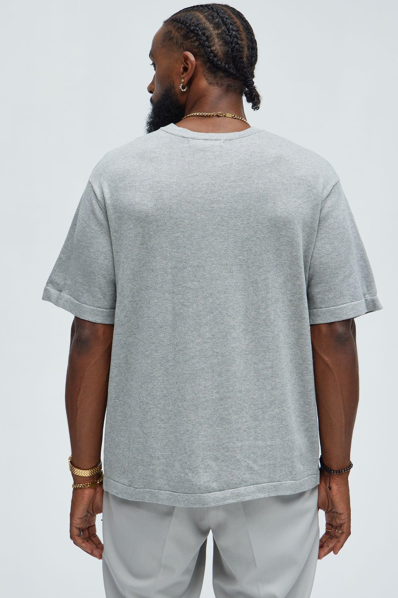 Henshaw Knit Tee - Grey Product Image