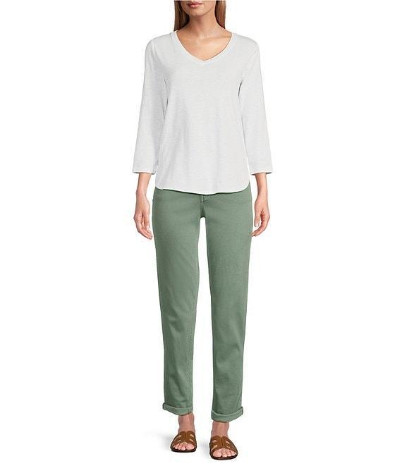 Tommy Bahama Ashby Isles Slub Rib V-Neck 3/4 Sleeve Tee Product Image