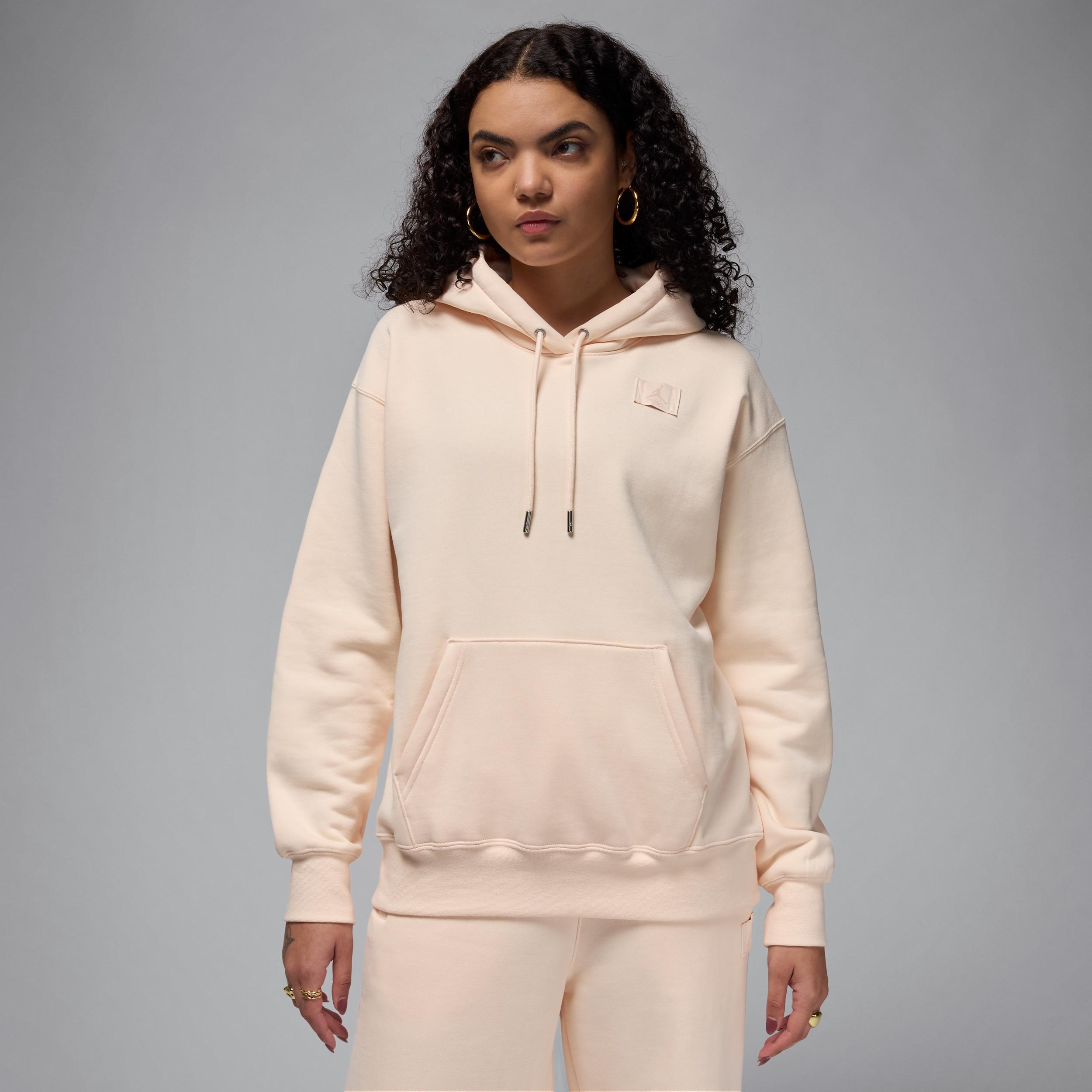 Jordan Flight Fleece Women's Satin-Lined Pullover Hoodie Product Image