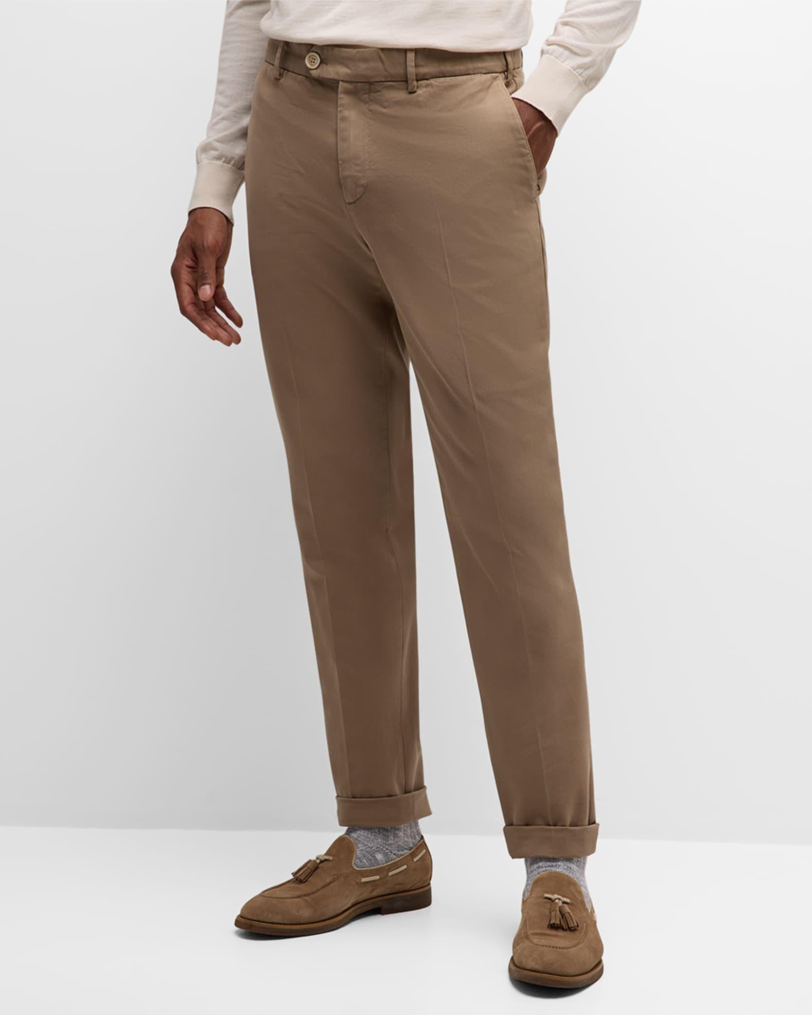 Men's Straight Leg Italian Fit Pants Product Image