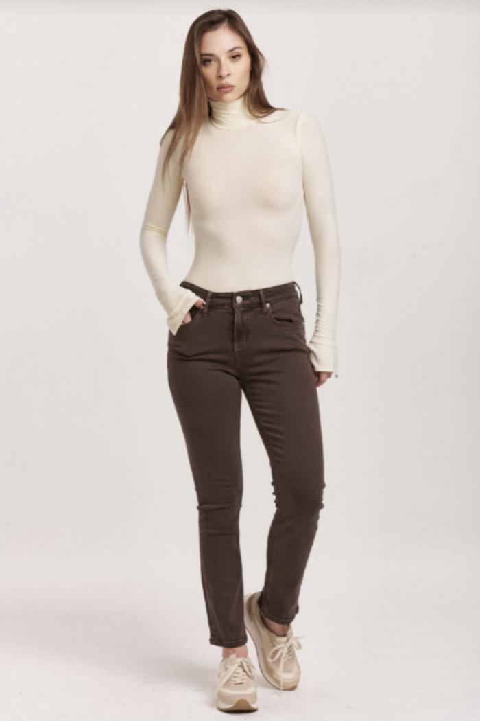 Blaire Slim Straight High Rise Pant Product Image