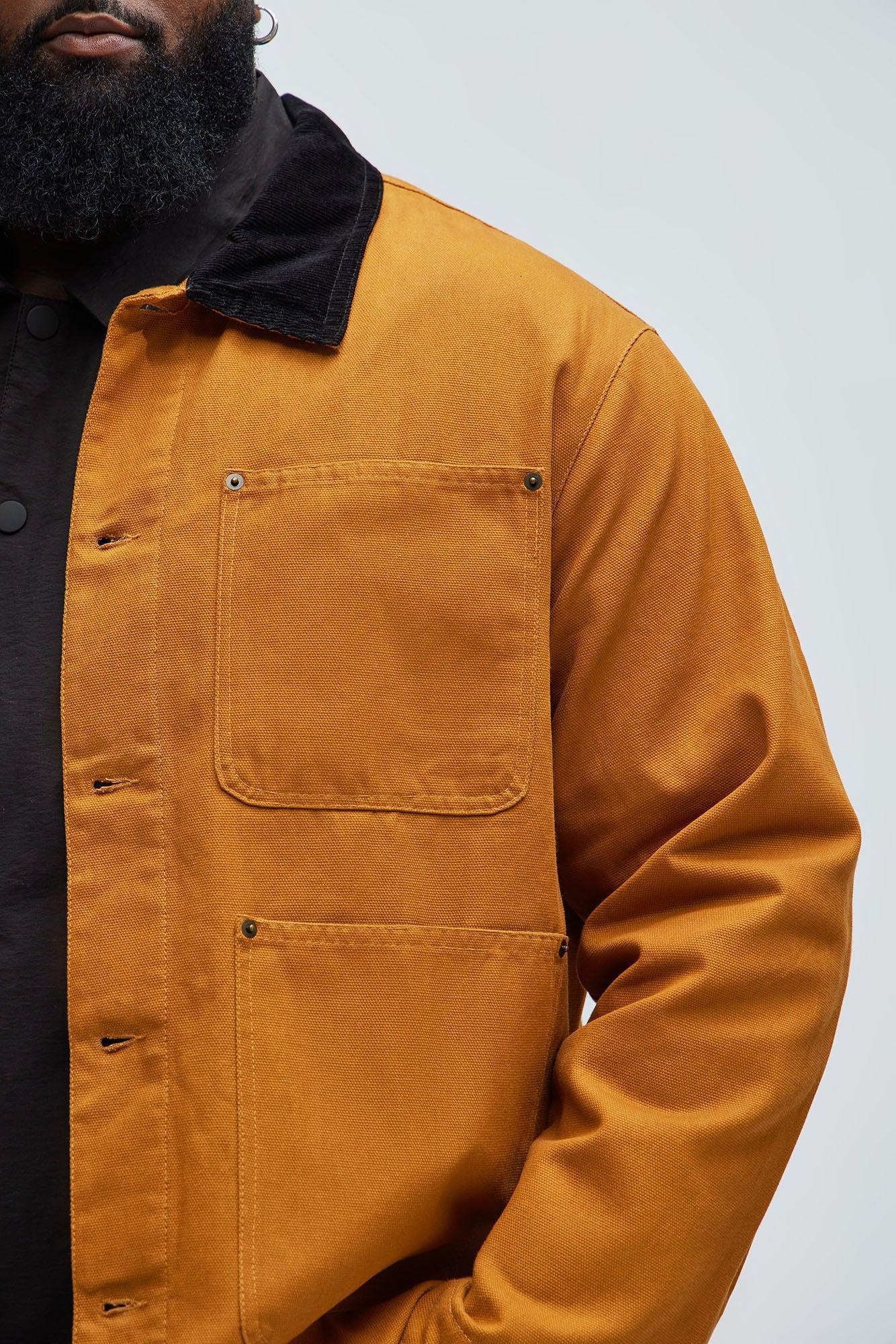 Alexander Utility Canvas Chore Jacket - Tan Product Image