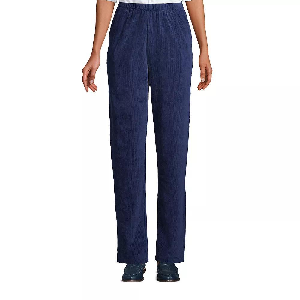 Women's Lands' End Sport High Rise Corduroy Pull-On Pants,  Product Image