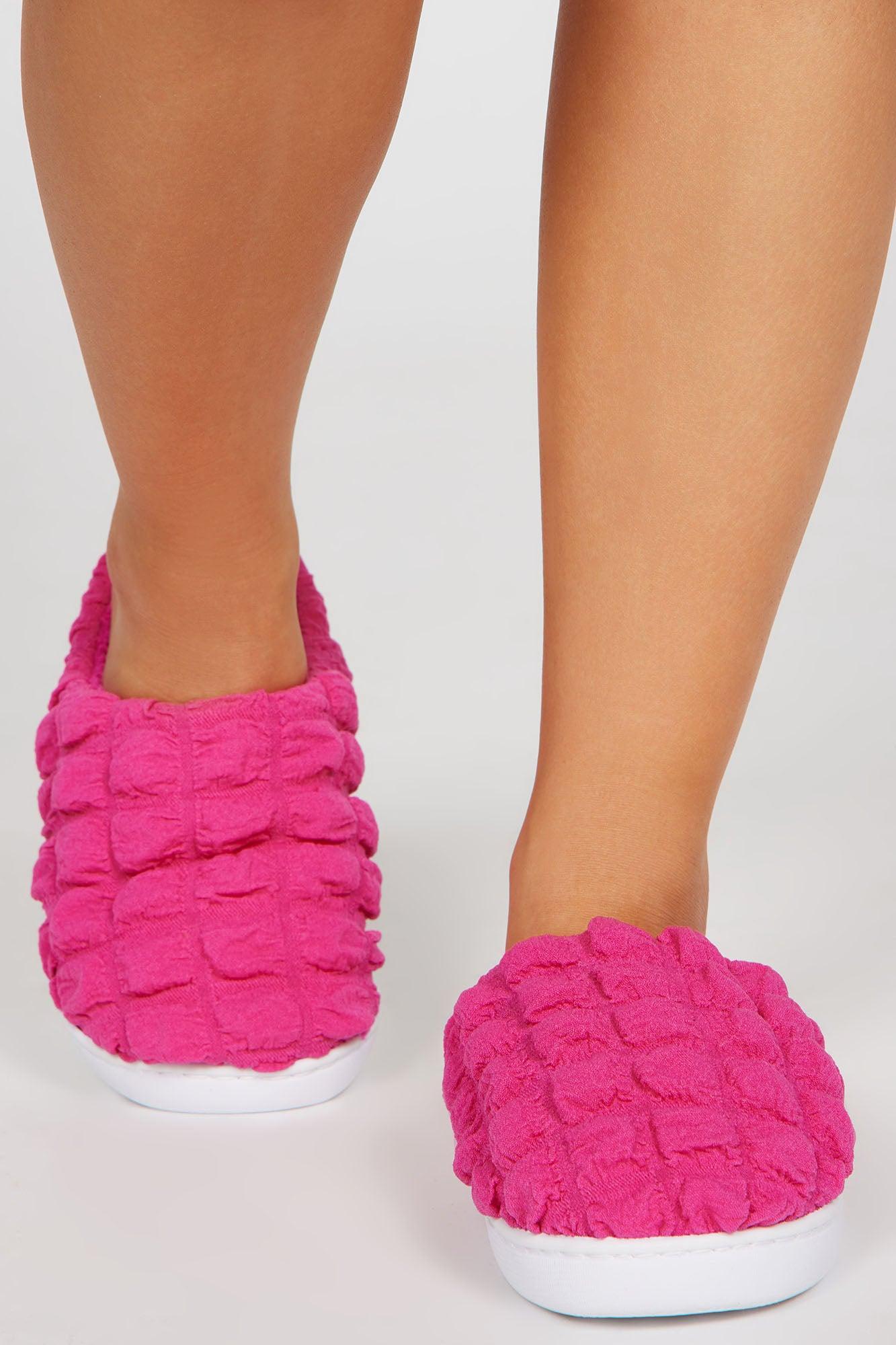 Better This Way Casual Slides - Hot Pink Product Image