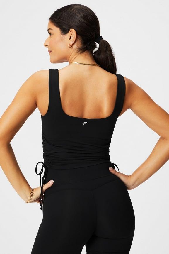 Ruched Built-In Bra Tank Product Image