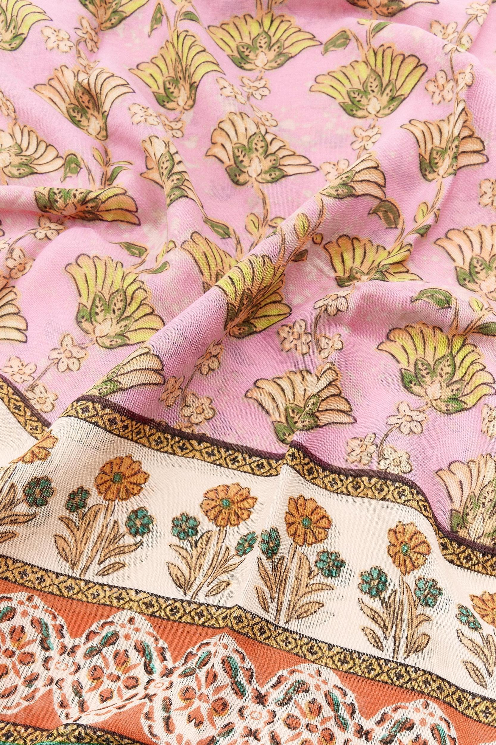 PRINTED SCARF WITH COTTON Product Image