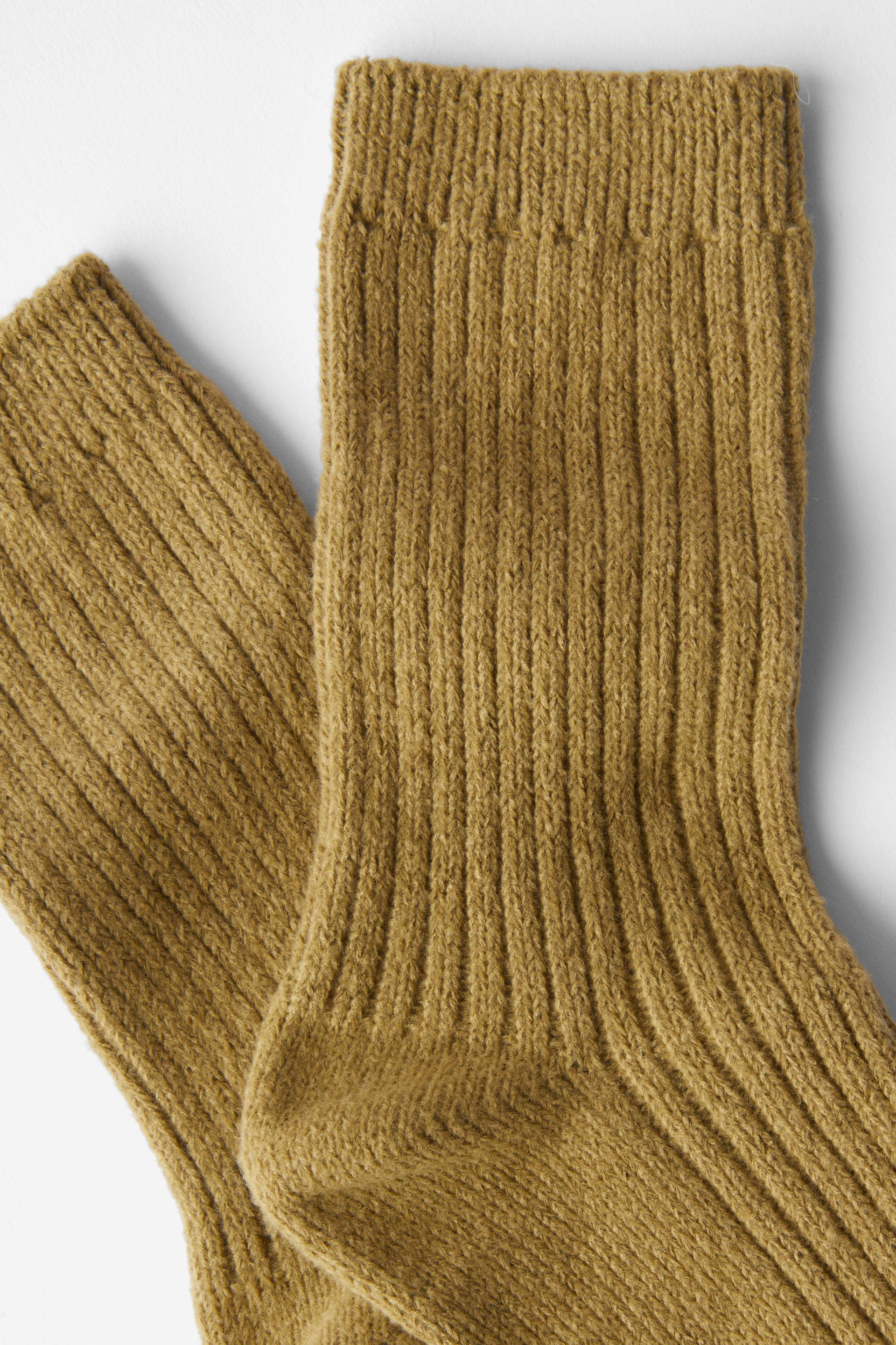 Classic Ribbed Cosy Crew Sock Product Image