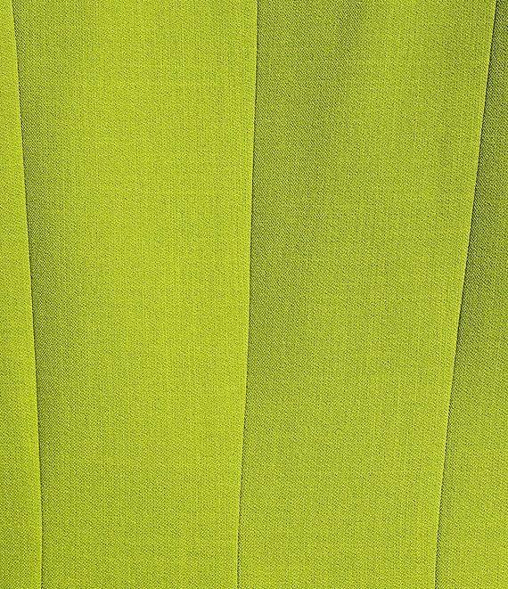 Kasper Plus Size Crepe Multi Seam 3/4 Cuff Sleeve Cardigan Product Image