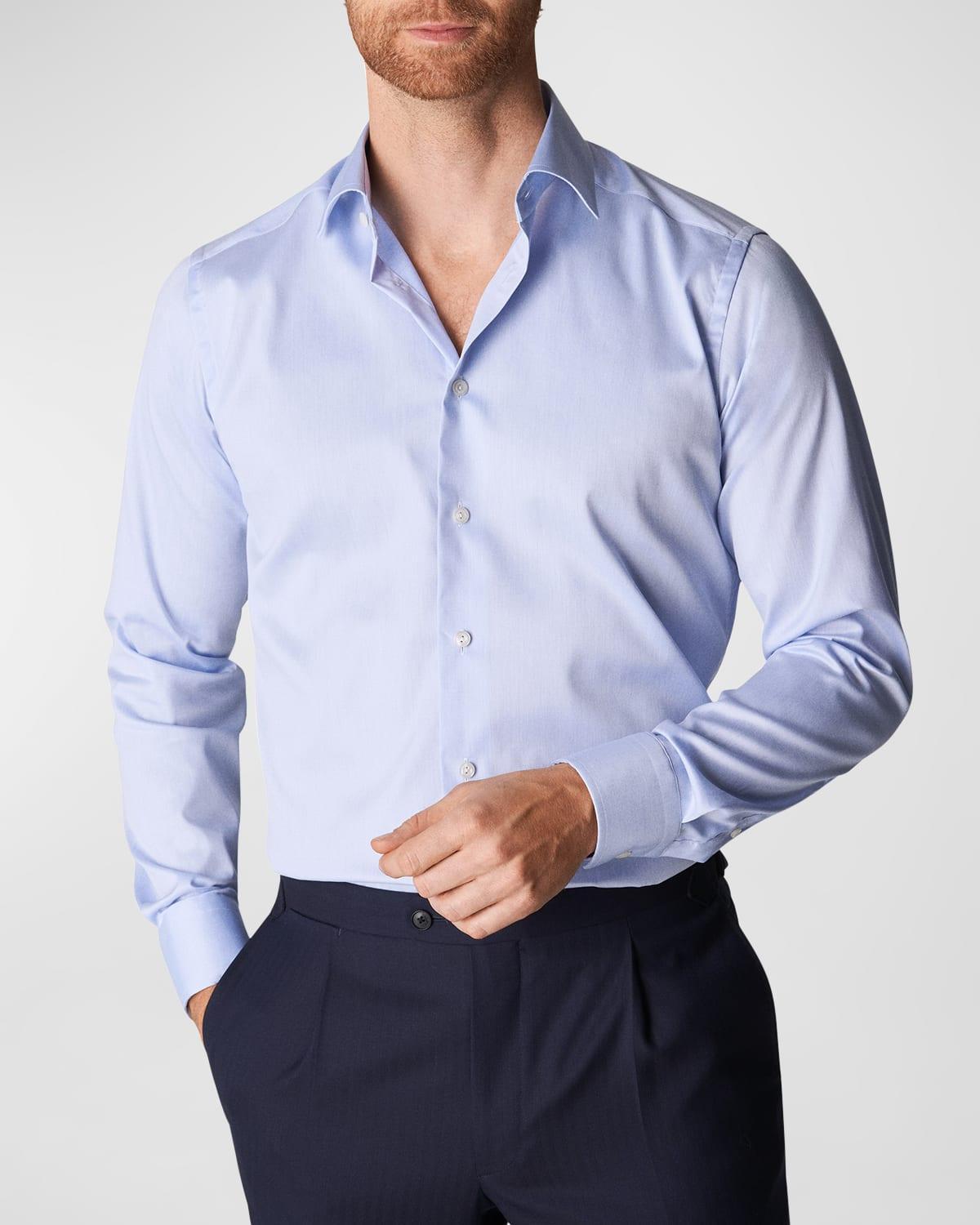 Slim-Fit Twill Dress Shirt Product Image