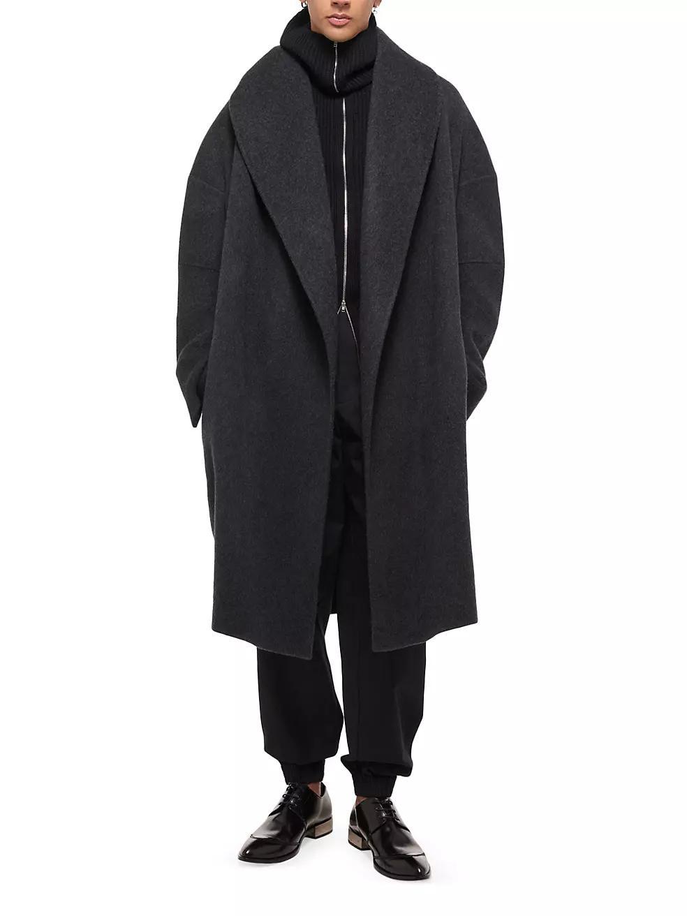 Df Apex Cocoon Wool Coat Product Image